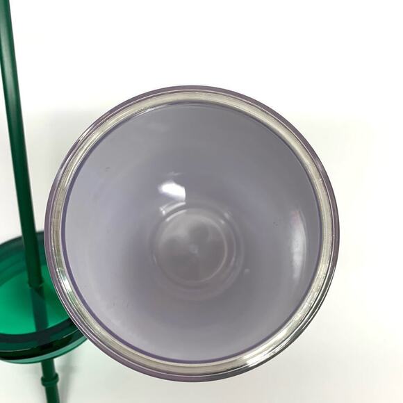 Starbucks 2021 16 oz. Tumbler Sparkling Gold With Green Lid & Straw Mermaid Logo - Picture 6 of 10